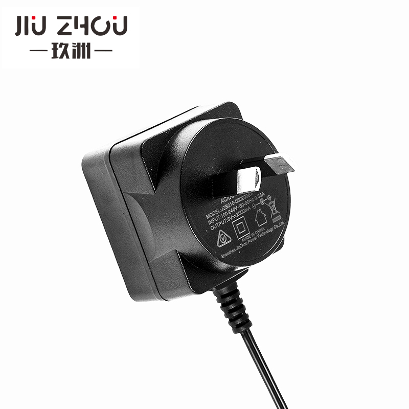 5v2a電源適配器帶線澳規(guī)認(rèn)證手機(jī)數(shù)碼充電器廠家-玖洲寶
